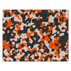 Camouflage Texture Patterns Rectangular Jigsaw Puzzl by BangZart