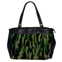 Green Military Vector Pattern Texture Office Handbags