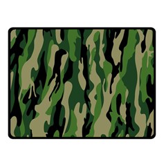 Green Military Vector Pattern Texture Fleece Blanket (small) by BangZart