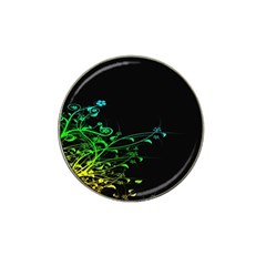 Abstract Colorful Plants Hat Clip Ball Marker by BangZart