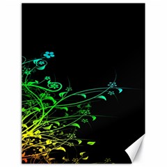 Abstract Colorful Plants Canvas 18  X 24   by BangZart