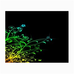 Abstract Colorful Plants Small Glasses Cloth (2-side) by BangZart