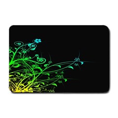 Abstract Colorful Plants Small Doormat  by BangZart