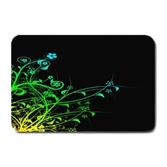 Abstract Colorful Plants Plate Mats by BangZart