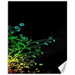 Abstract Colorful Plants Canvas 11  x 14   10.95 x13.48  Canvas - 1