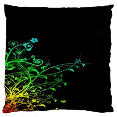 Abstract Colorful Plants Standard Flano Cushion Case (one Side) by BangZart