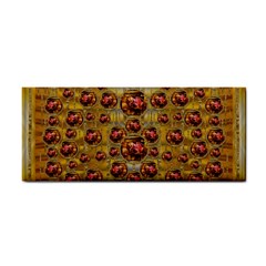 Angels In Gold And Flowers Of Paradise Rocks Cosmetic Storage Cases by pepitasart