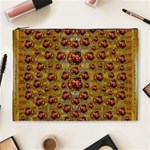 Angels In Gold And Flowers Of Paradise Rocks Cosmetic Bag (XL) Front