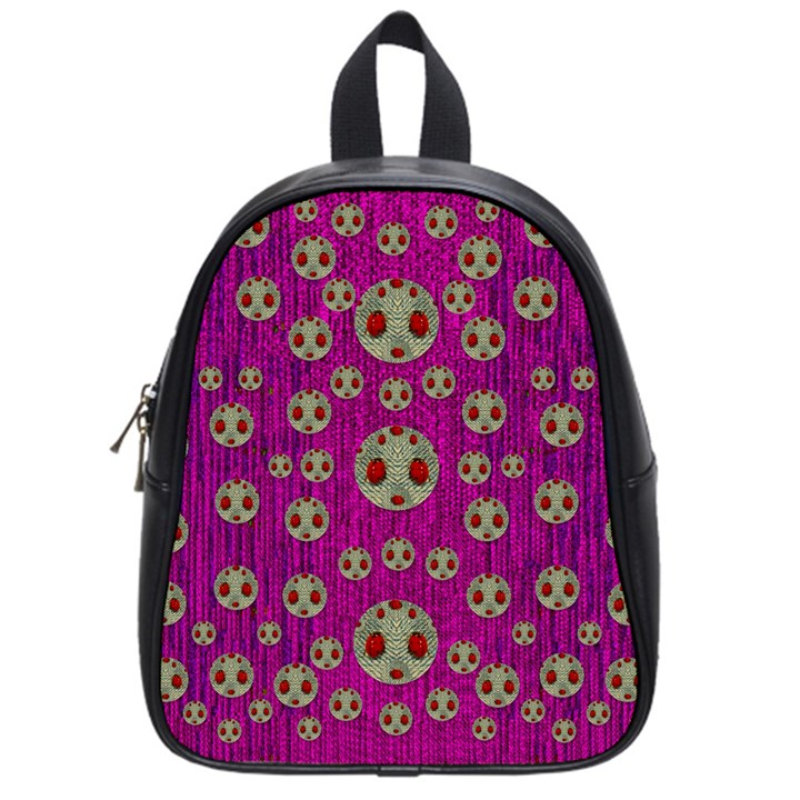 Ladybug In The Forest Of Fantasy School Bags (Small) 