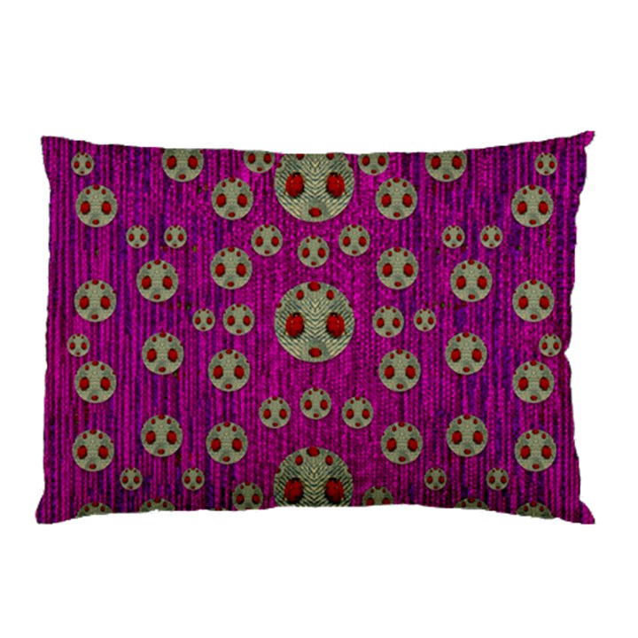 Ladybug In The Forest Of Fantasy Pillow Case (Two Sides)