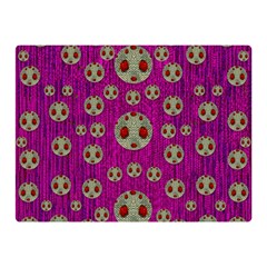 Ladybug In The Forest Of Fantasy Double Sided Flano Blanket (mini)  by pepitasart