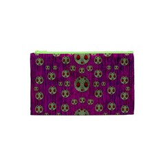 Ladybug In The Forest Of Fantasy Cosmetic Bag (xs) by pepitasart