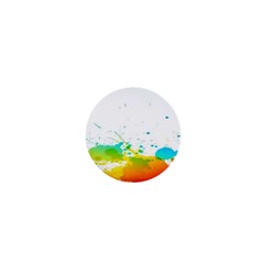 Colorful Abstract 1  Mini Buttons by BangZart