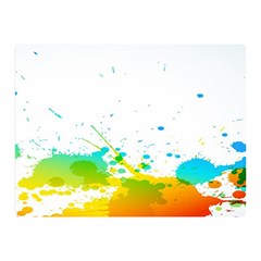 Colorful Abstract Double Sided Flano Blanket (mini)  by BangZart