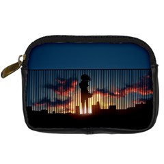 Art Sunset Anime Afternoon Digital Camera Cases by BangZart