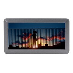 Art Sunset Anime Afternoon Memory Card Reader (mini) by BangZart