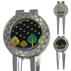 Vector Color Tree 3-in-1 Golf Divots by BangZart