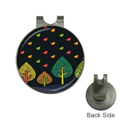 Vector Color Tree Hat Clips With Golf Markers by BangZart