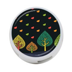 Vector Color Tree 4-port Usb Hub (two Sides)  by BangZart