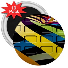 Colorful Docking Frame 3  Magnets (10 Pack)  by BangZart