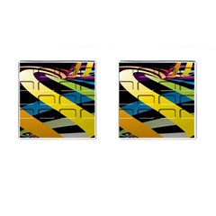 Colorful Docking Frame Cufflinks (square) by BangZart