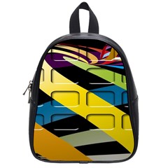 Colorful Docking Frame School Bags (small)  by BangZart