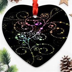 Sparkle Design Ornament (heart) by BangZart