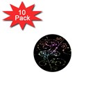 Sparkle Design 1  Mini Buttons (10 pack)  Front