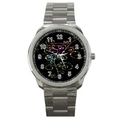 Sparkle Design Sport Metal Watch