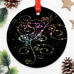 Sparkle Design Round Ornament (two Sides) by BangZart