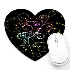 Sparkle Design Heart Mousepads by BangZart