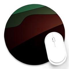 Color Vague Abstraction Round Mousepads by BangZart