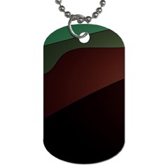 Color Vague Abstraction Dog Tag (one Side) by BangZart