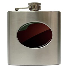 Color Vague Abstraction Hip Flask (6 Oz) by BangZart