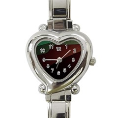 Color Vague Abstraction Heart Italian Charm Watch by BangZart