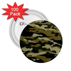 Military Vector Pattern Texture 2 25  Buttons (100 Pack)  by BangZart