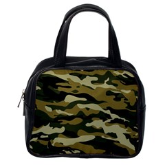 Military Vector Pattern Texture Classic Handbags (one Side) by BangZart