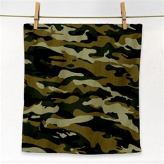 Military Vector Pattern Texture Face Towel by BangZart