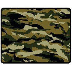 Military Vector Pattern Texture Fleece Blanket (medium)  by BangZart