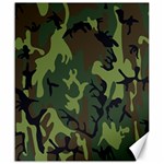 Military Camouflage Pattern Canvas 20  x 24   19.57 x23.15  Canvas - 1