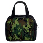 Military Camouflage Pattern Classic Handbags (2 Sides) Front