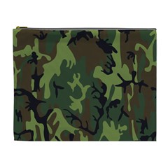 Military Camouflage Pattern Cosmetic Bag (xl) by BangZart