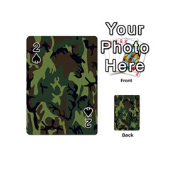 Military Camouflage Pattern Playing Cards 54 (mini)  by BangZart