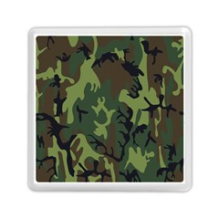 Military Camouflage Pattern Memory Card Reader (square)  by BangZart