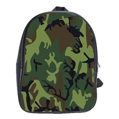 Military Camouflage Pattern School Bags (xl)  by BangZart