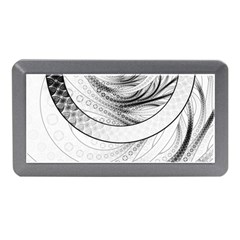 Enso, A Perfect Black And White Zen Fractal Circle Memory Card Reader (mini) by jayaprime