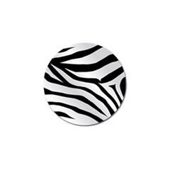 White Tiger Skin Golf Ball Marker (4 Pack) by BangZart