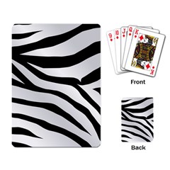 White Tiger Skin Playing Card by BangZart