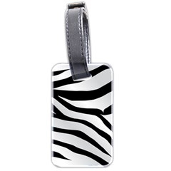 White Tiger Skin Luggage Tags (two Sides) by BangZart