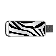 White Tiger Skin Portable Usb Flash (one Side) by BangZart